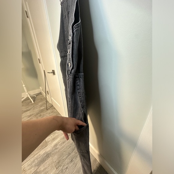 Levi’s RED TAB™ MEN'S OVERALLS Charcoal Gray Washed Black Size XL - Picture 10 of 17